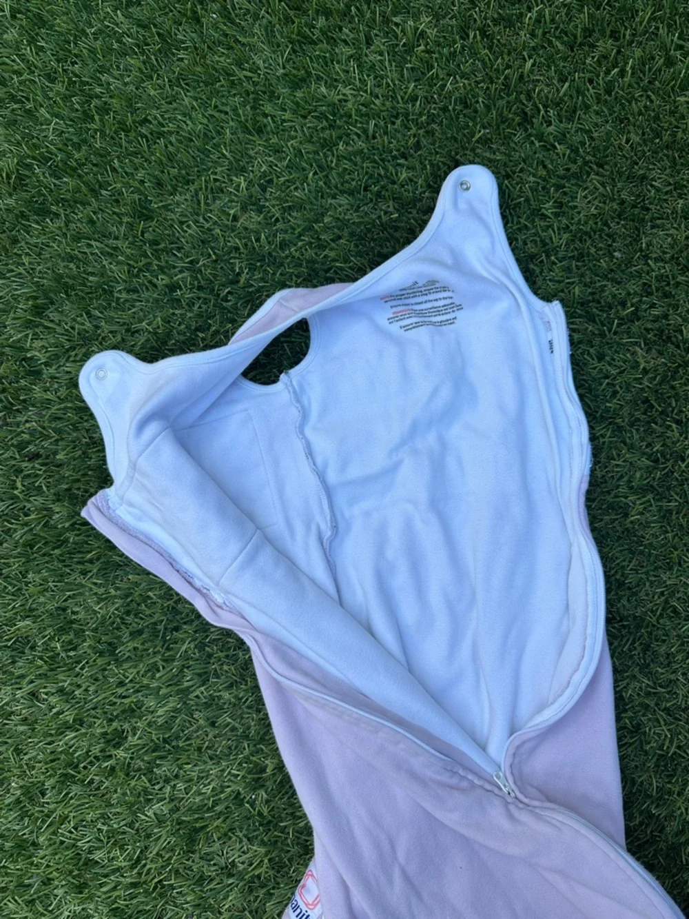 Nanit Breathing Wear Sleeping Bag 6-12 months in “Blush Pink”